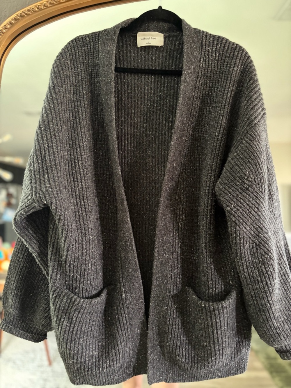 Aritzia wilfred chunky knit sweater